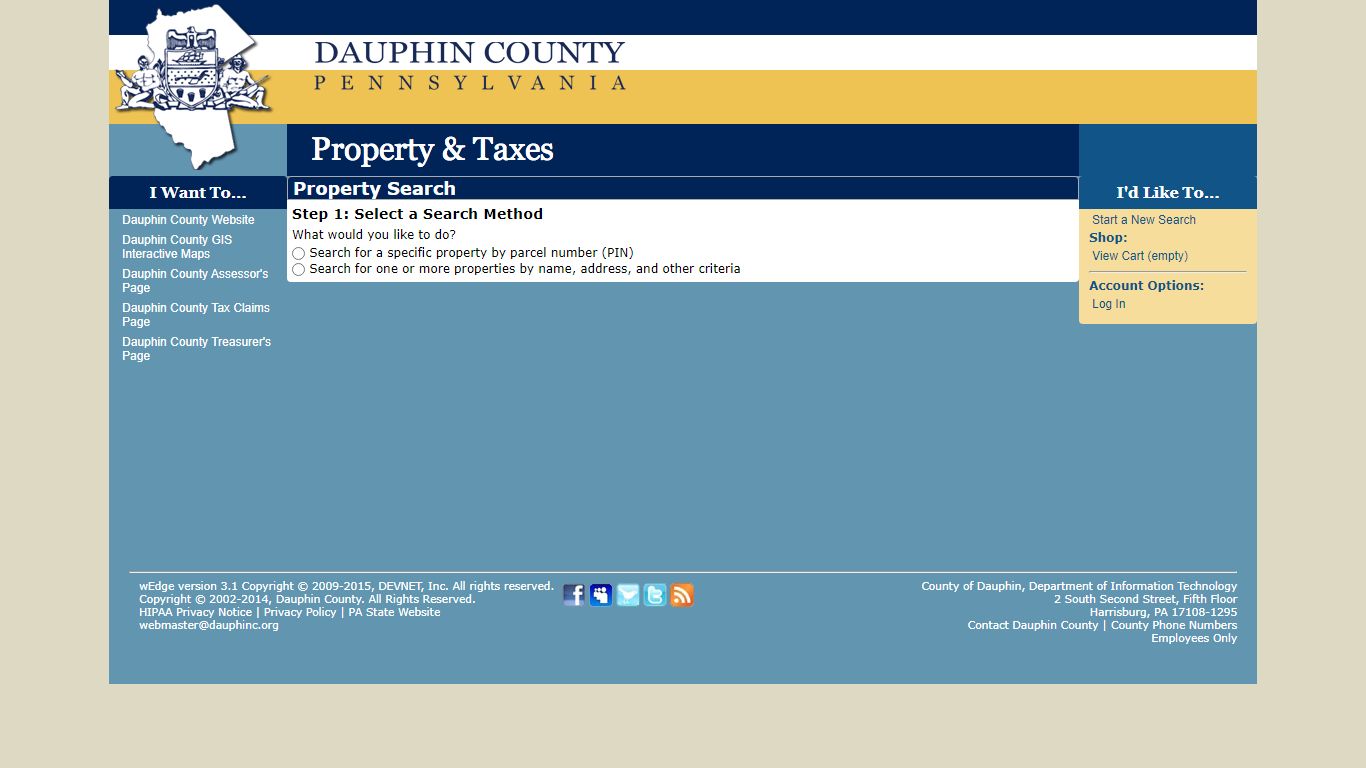 County of Dauphin | Property Search